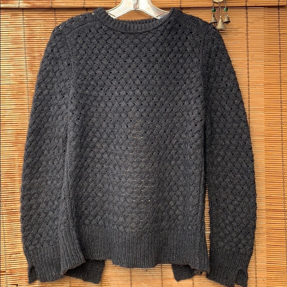 Super cute ALC sweater with open back knit wool